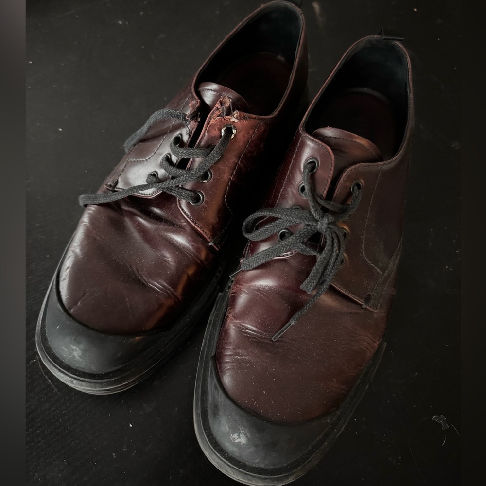 Prada shoes # 2ee 286.  Men’s Size 10.5 US. Thick sole. Very nice condition .